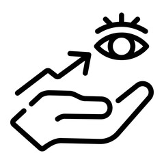 growth vision Line Icon