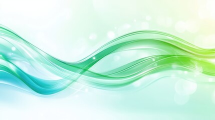 Bright emerald abstract background with dynamic light streaks, adding energy and modern aesthetics. No text, no people.