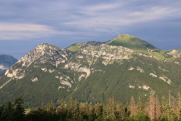 Obraz premium Mont Colombier. Aillon le Vieux - Massif des Bauges - Savoie - Alpes