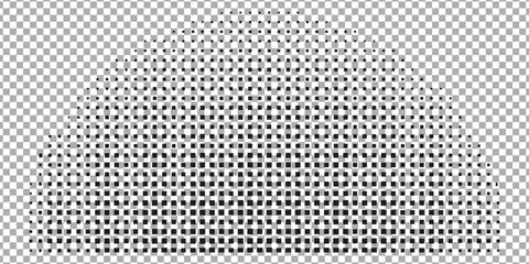 Abstract halftone rectangle transparan background background set in orange colors modern abstract art