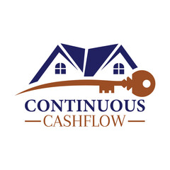 house logo with a key make a beautiful logo 