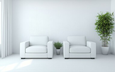 Modern Minimalist Living Room Interior Design