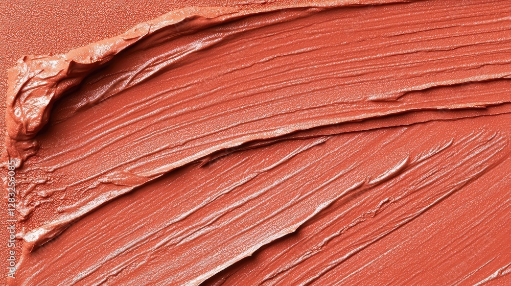 Poster deep burnt orange background with a matte finish and subtle texture, offering a rich and stylish aes
