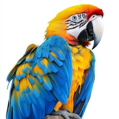 Obraz premium Colorful Macaw Parrot Close-up