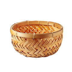 Empty Basket on transparent background