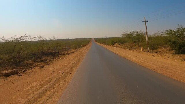 Scenic Road to Heaven &ndash; Rann of Kutch to Dholavira, Gujarat, India