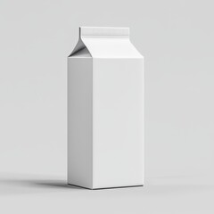 White empty drink box packaging mockup,white background