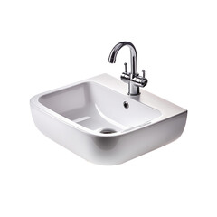 Fototapeta premium Realistic Wash basin on transparent background