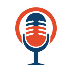 headphone logo design concept vector art and illustration