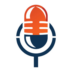 headphone logo design concept vector art and illustration