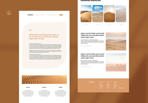 Desert News Letter Template