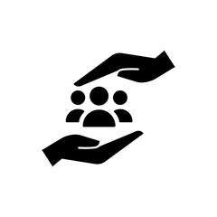 Team icon vector. Developer illustration sign. Programmer symbol. Engineer logo.