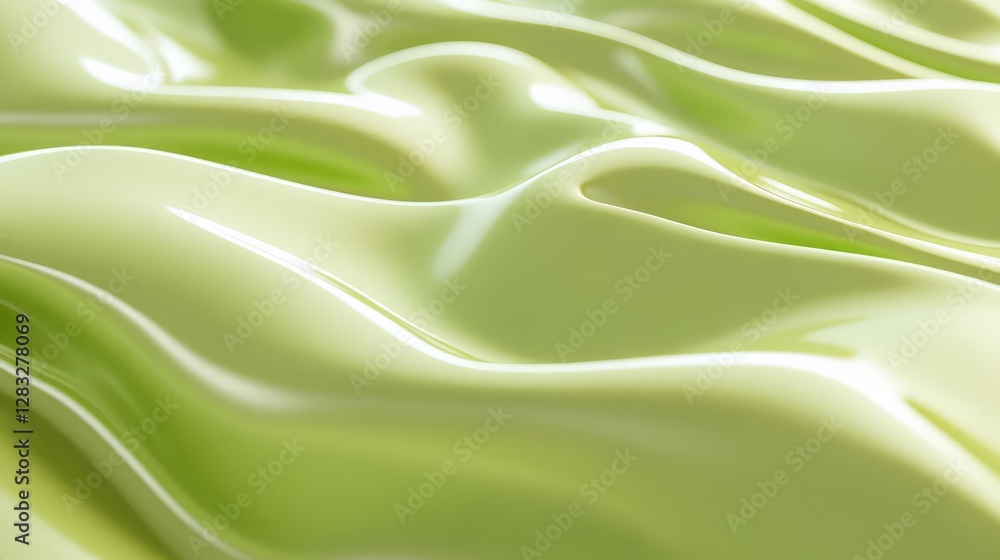 Poster subtle lime green gradient background with smooth color blending and gentle lighting. no text, no pe