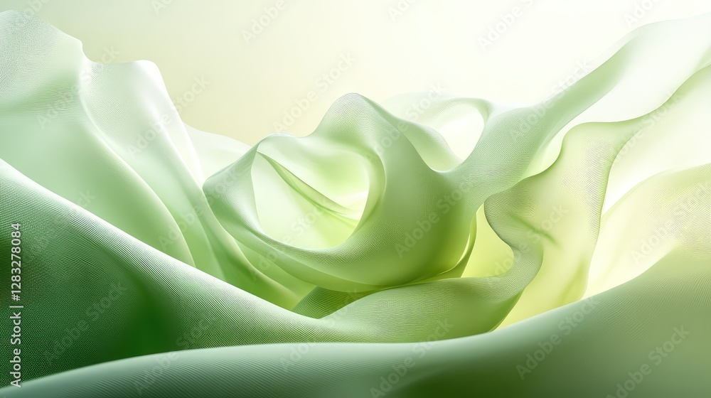 Poster subtle lime green gradient background with smooth color blending and gentle lighting. no text, no pe