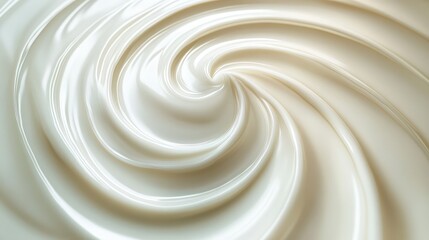 Textured, creamy body butter swirled on a smooth pastel background, emphasizing richness and hydration. No text, no people.