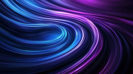 Abstract swirling light patterns in vibrant colors