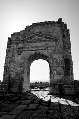 L'area archeologica di Mactaris,con i resti dell'antica città Romana,Makthar , Tunisia