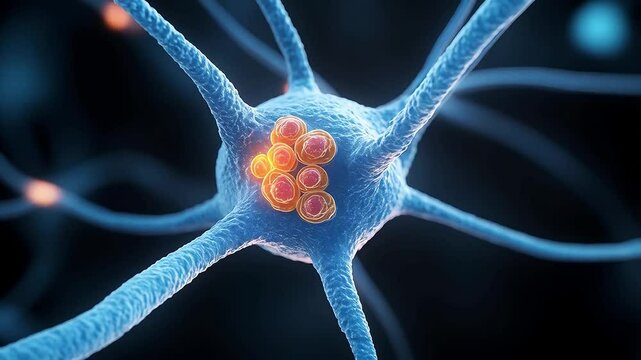 Detailed visualization of a neuron
