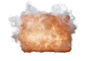 Dynamic fire and flame visuals, cut out