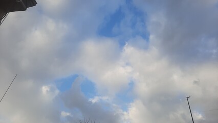 smoke from the chimney