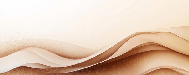 Obraz premium a collection of layered, wavy paper art with a gradient color palette, exuding a sense of elegance and sophistication