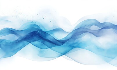 abstract blue wavy lines that create a sense of fluidity and movement. It would be great for adding a touch of elegance and sophistication to any design