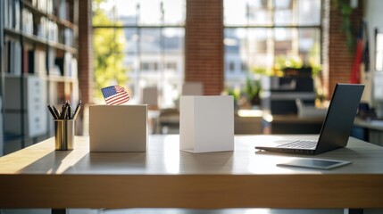 Election rule booklet on a desk in a bright office. Featuring clarity and responsibility