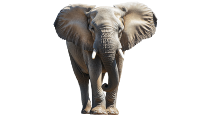 Large elephant approaching with gentle curiosity