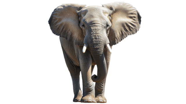 Large elephant approaching with gentle curiosity