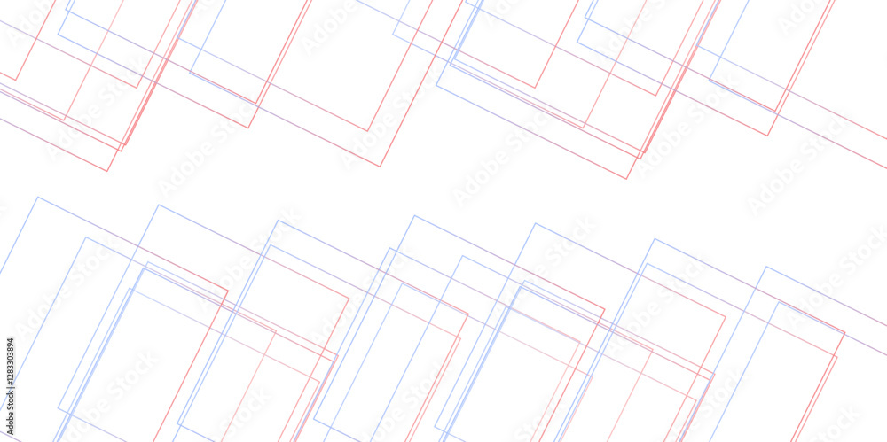 Poster abstract golden geometric square overlap layer lines on transparent background. geometric white back