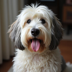old english sheepdog portrait
