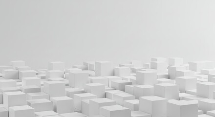 white cube boxes blocks background with copy space white cube boxes blocks background with copy space ,illustration, concept, perspective, technology, building, construction, structure, group,