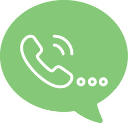 message and video calling icon