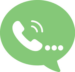 message and video calling icon