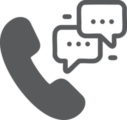 message and video calling icon