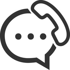 message and video calling icon