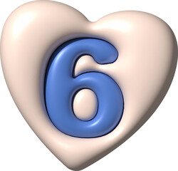 3D Ransom Letter Number 6