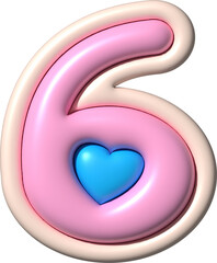 3D Ransom Letter Number 6