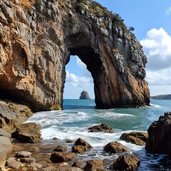 Fototapeta premium rocks and sea