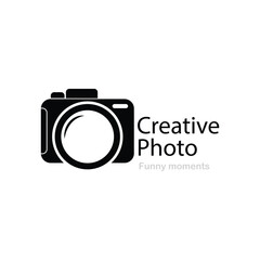 camera photography logo icon vector template.