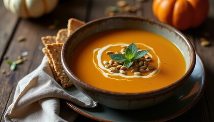 Warm and cozy gluten-free meal with vibrant colors