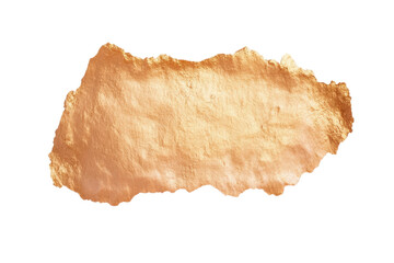 Melted gold dripping in brilliant hues, cut out