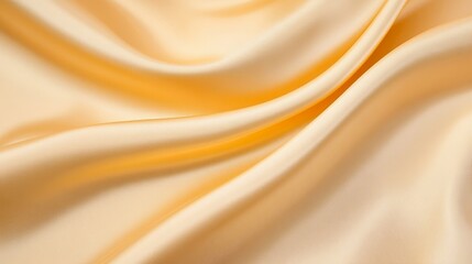 Soft Cream Fabric Texture with Elegant Smooth Drapery Patterns