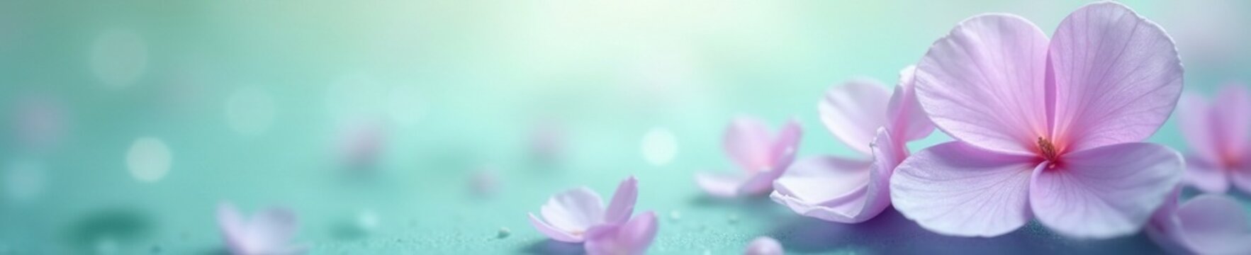Soft lavender pearl hue against a pale green seashell background, oceanic, lavender