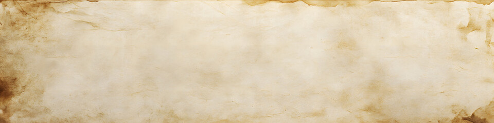 Fototapeta premium A piece of old, crumpled paper with a yellowish - beige color, showing visible creases and folds all over its surface, giving off a vintage and rustic feel. The texture of the paper is rough and uneve