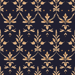 Exploring jamdani muslin textiles with gold thread a mughal influence on indian seamless patterns and jamdani sarees in geographical context