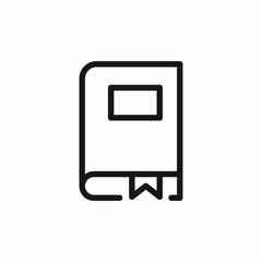 Book education icon vector sign