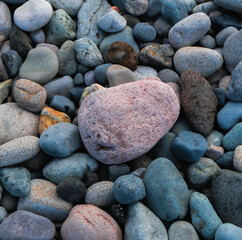 stones on the beach