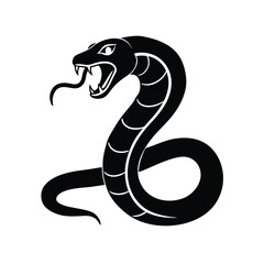 Fototapeta premium a vector illustration of a snake .