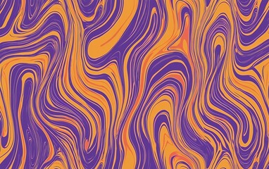 vibrant swirls of purple and orange abstract pattern for creative projects